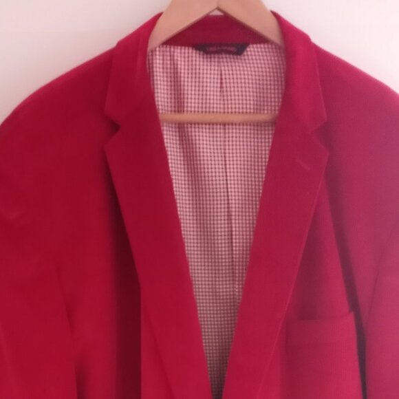 'LINEA UOMO' Corduroy Jacket Size 58L NWOT - Picture 1 of 15